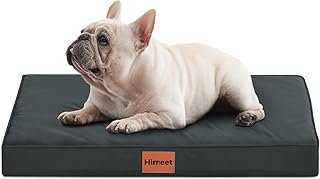 HIMEET- Medium Dog Bed for Crate 30 Inch Waterproof with Plastic Liner Cover Outdoor Dog Bed Medium Size Dog Washable with...
