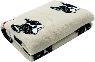 Scheppend Fluffy Flannel Fleece Pet Dog Bed Throw Blanket Cover for Couch, 29.5 x 39.5 Inches Cute Animals Design Doggy Bl...